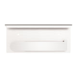 Bianca Toilet Roll Holder With Phone Holder Brushed Nickel