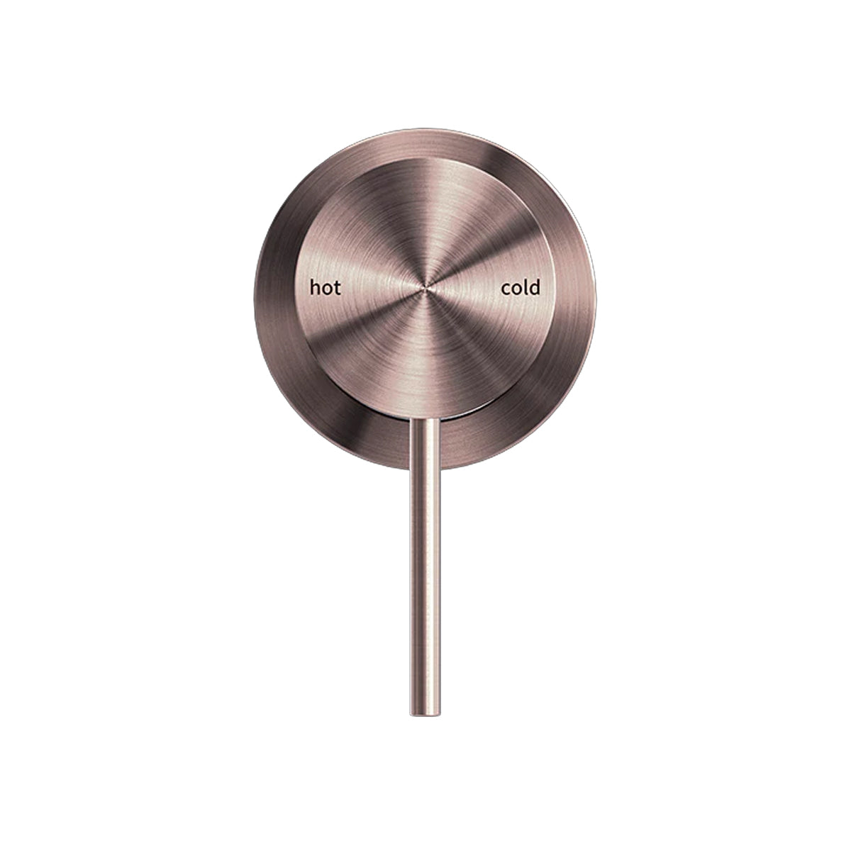 MECCA SHOWER MIXER 60MM PLATE BRUSHED BRONZE