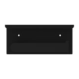 Bianca Toilet Roll Holder With Phone Holder Matte Black