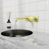 Opal Wall Basin/Bath Mixer 160mm Brushed Gold