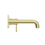 Mecca Wall Basin/Bath Mixer 160mm Brushed Gold