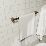 BIANCA SINGLE TOWEL RAIL 600MM BRUSHED BRONZE