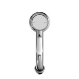 York Straight Basin Mixer With White Porcelain Lever Chrome