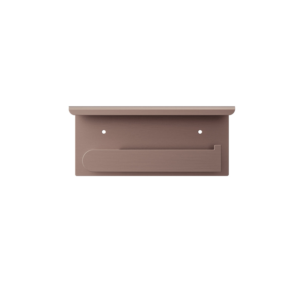 Bianca Toilet Roll Holder With Phone Holder Brushed Bronze