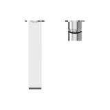 Bianca Wall Basin/Bath Mixer Separate Back Plate 187mm Chrome