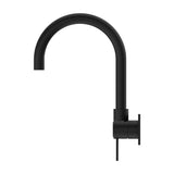 Mecca Wall Basin/Bath Mixer Swivel Spout Matte Black