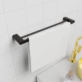 Bianca Double Towel Rail 800mm Matte Black