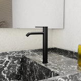 Components Super Tall Single Lever Basin Mixer- Matte Black