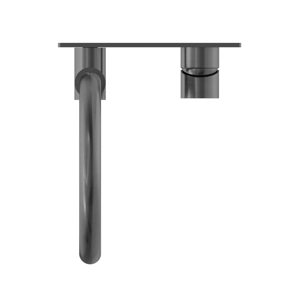 MECCA WALL BASIN/BATH MIXER SWIVEL SPOUT GUN METAL