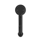 York Straight Basin Mixer With Metal Lever Matte Black