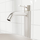 Opal Tall Basin Mixer Brushed Nickel