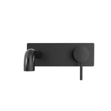 Mecca Wall Basin/Bath Mixer 230mm Matte Black