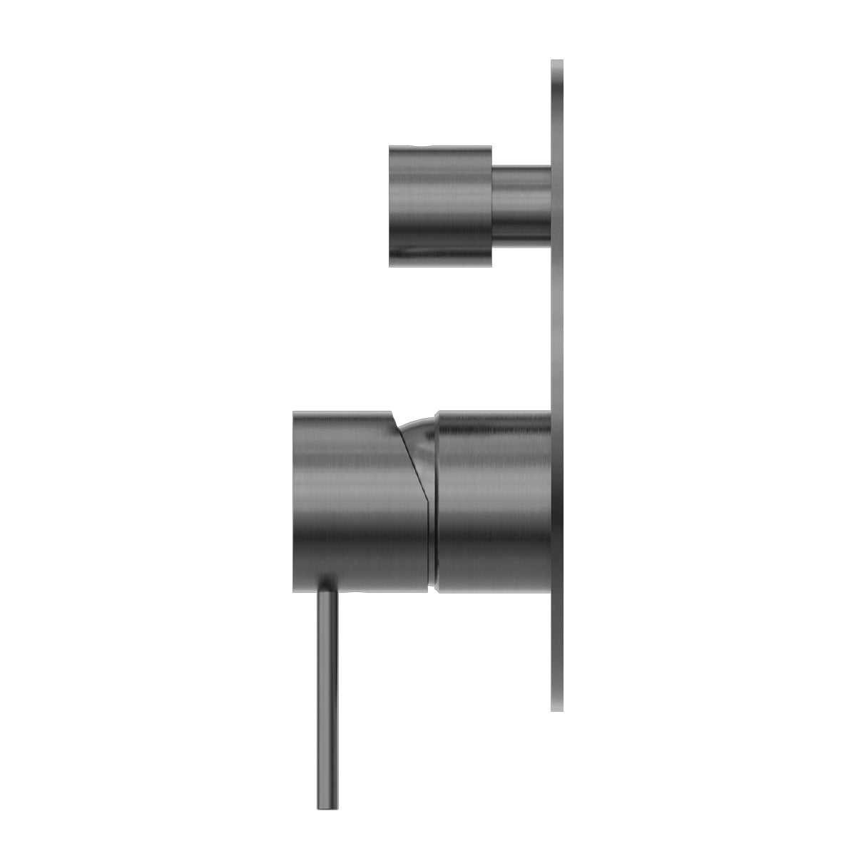 Mecca Shower Mixer With Divertor Gun Metal