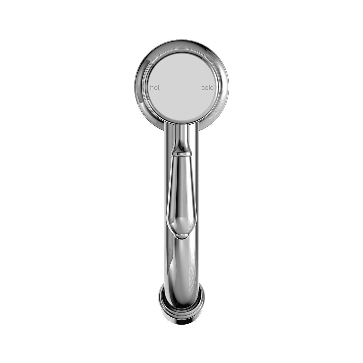 York Straight Basin Mixer With Metal Lever Chrome