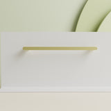 BIANCA SINGLE TOWEL RAIL 600MM BRUSHED GOLD