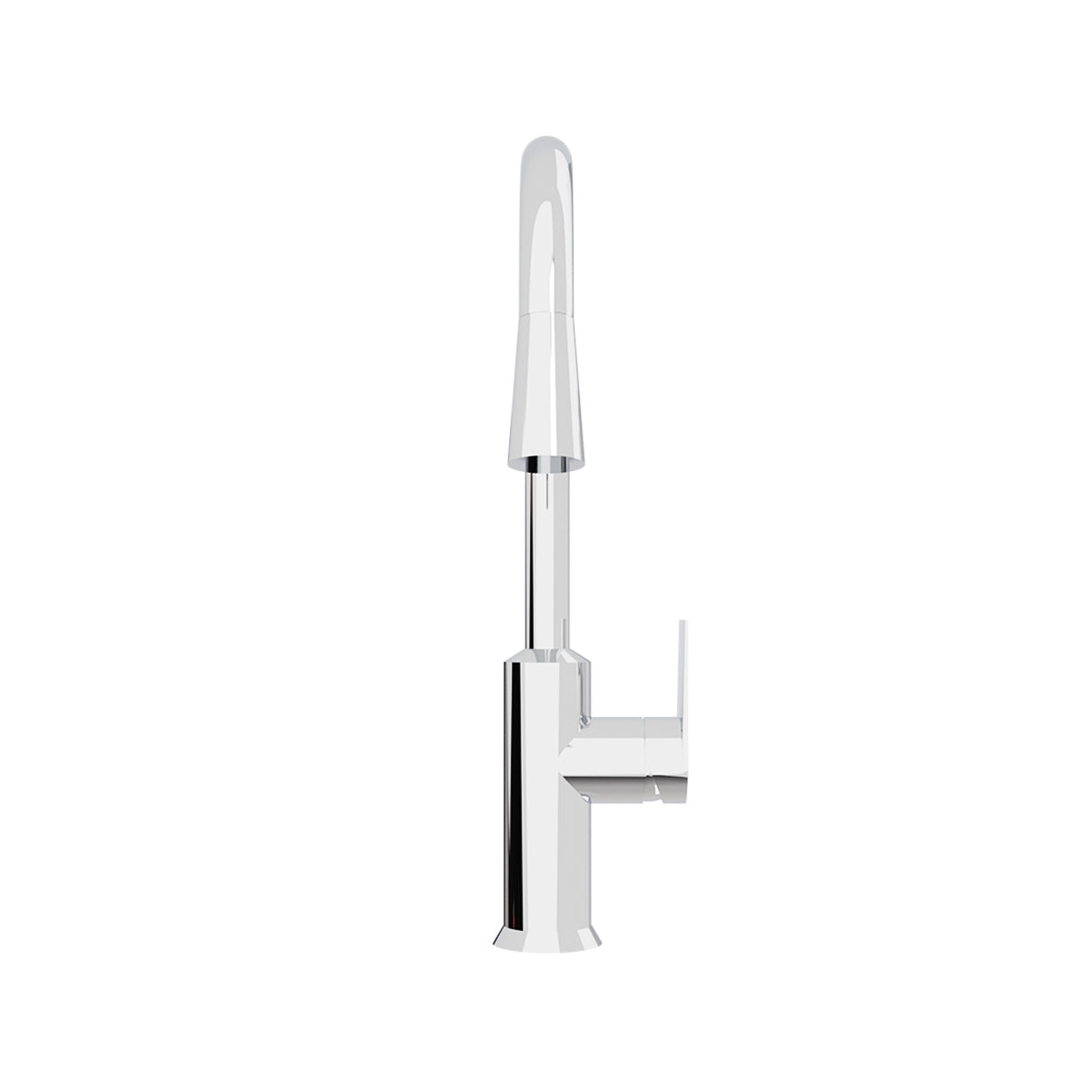 Taut Pull Out Spray Kitchen Mixer Polished Chrome/Matte Black