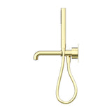 Kara Progressive Shower System With Spout 250mm Brushed Gold