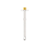 MECCA WALL MOUNTED SWIVEL BATH SPOUT ONLY 225MM BRUSHED NICKEL