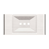 BIANCA SOAP DISH HOLDER BRUSHED NICKEL