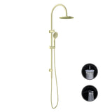 Opal Twin Shower With Air Shower Brushed Gold