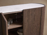 Flore Stone Top Buffet Sideboard Marble Entryways Cabinet