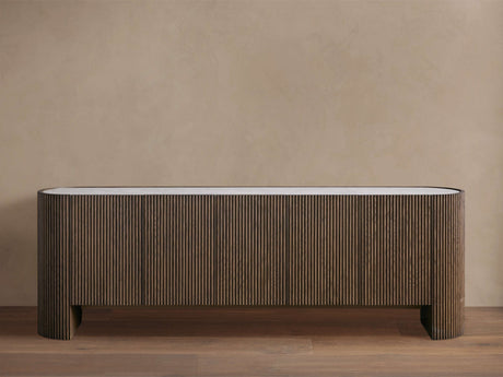 Flore Stone Top Buffet Sideboard Marble Entryways Cabinet