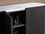 Flore Stone Top Buffet Sideboard Marble Entryways Cabinet