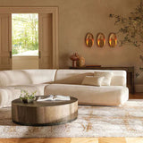 Toluca Guanacaste wood Coffee Table with Metal Base Cocktail Table Living Room Center Tea Table
