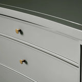 Henley Nightstand Solid Mahogany Nightside Tables With Three Drawers
