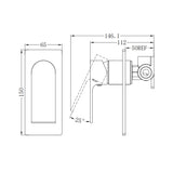 BIANCA SHOWER MIXER CHROME