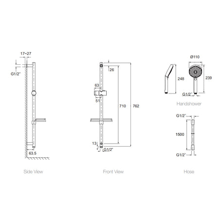 Slide Shower HYD-01