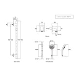 Renew Slide Shower  Geometric