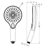 Opal Hand Shower Matte Black