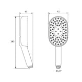 Statement™ Oblong Hand Shower Polished Chrome 26284T-G-CP
