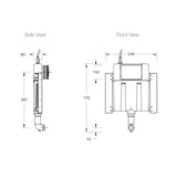 Mechanical In Wall Cistern Wall Faced