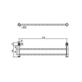 July/Viteo 24" Double Towel Bar
