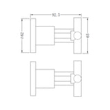 X Plus Wall Tops Assembly Matte Black