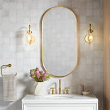 Essential 20"x 40" Capsule Decorative Mirror