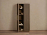 Finnley Wood Tall Cabinet Living Room Country Storage Cabinet with Doors