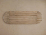 Tuscany Wood Extension Dining Table Oval Poplar Dining Table