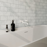 Mecca Wall Mounted Swivel Bath Spout Only 225mm Matte White