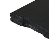 Nobu Wood Rectangular Coffee Table Sofa Center Tea Table Burnt Noir Finish