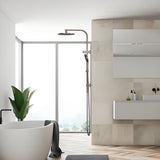BIANCA TWIN SHOWER BRUSHED BRONZE