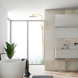 BIANCA TWIN SHOWER BRUSHED GOLD
