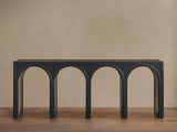 Hattie Oak Entrance Console Table Country Entryway Table