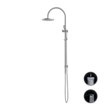 Opal Twin Shower With Air Shower Brushed Nickel