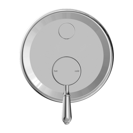 York Shower Mixer With Divertor With Metal Lever Chrome