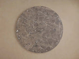 Saint Germain Round Marble Top Dining Table With Wood Dauphine Base