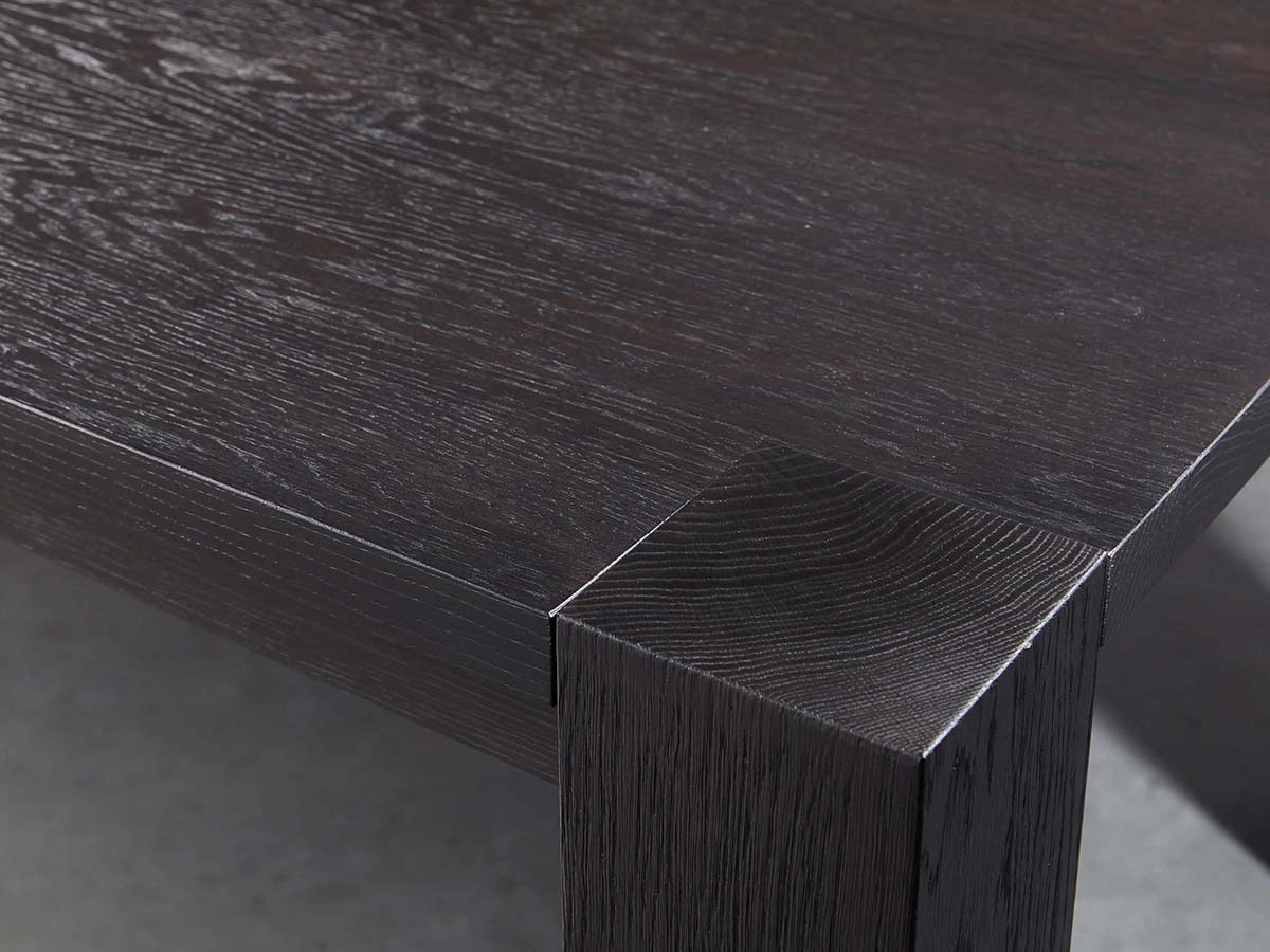 Parsons Solid Oak Rectangle Dining Table