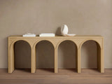 Hattie Oak Entrance Console Table Country Entryway Table